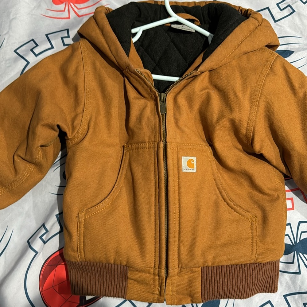 CARHARTT TODDLER HOODED INSULATED ACTIVE COAT/ JACKET